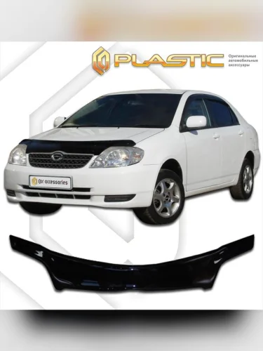 Дефлектор капота Classic черный Toyota Corolla  1999-2004