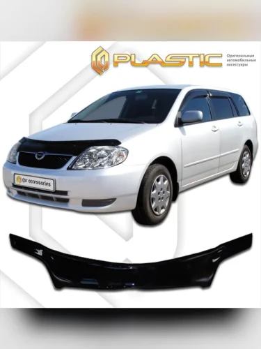 Дефлектор капота Classic черный Toyota Corolla Fielder 1999-2004