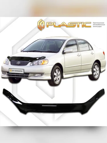 Дефлектор капота Classic черный Toyota Corolla LE 2003-2005