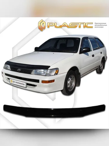 Дефлектор капота Classic черный Toyota Corolla Е100, 103 1991-2001 