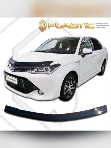 Дефлектор капота Classic черный Toyota Corolla Axio 2015-2017