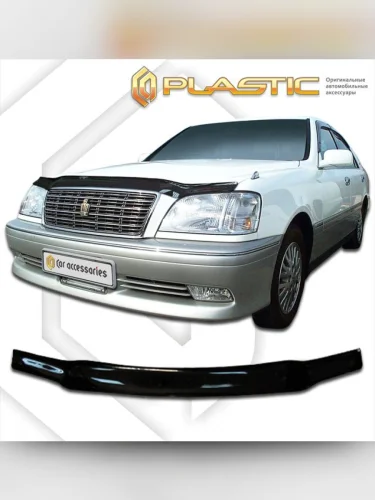 Дефлектор капота Classic черный Toyota Crown  1999-2003