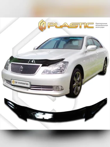 Дефлектор капота Classic черный Toyota Crown  2003-2008
