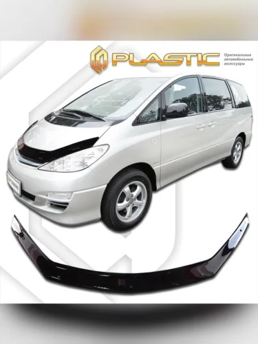 Дефлектор капота Classic черный Toyota Estima  2000-2005