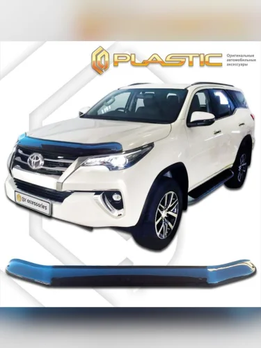 Дефлектор капота Classic черный Toyota Fortuner  2015–н.в. 