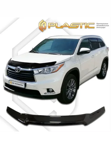 Дефлектор капота Classic черный Toyota Highlander  2013–2020