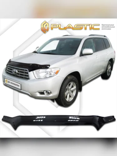 Дефлектор капота Classic черный Toyota Highlander  2007–2013