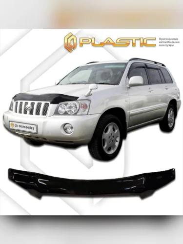 Дефлектор капота Classic черный Toyota Kluger V  1998-2003