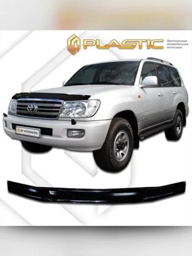 Дефлектор капота Classic черный Toyota Land Cruiser 100 2002-2007