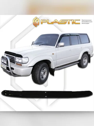 Дефлектор капота Classic черный Toyota Land Cruiser 80 1989-1998