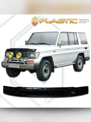 Дефлектор капота Classic черный Toyota Land Cruiser  1992