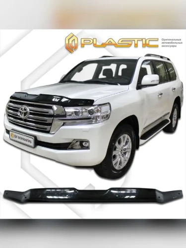 Дефлектор капота Classic черный Toyota Land Cruiser 200 2015–2021