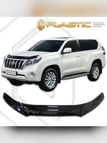 Дефлектор капота Classic черный Toyota Land Cruiser Prado IV поколение рестайлинг, джип/suv 5 дв.  2013–2017