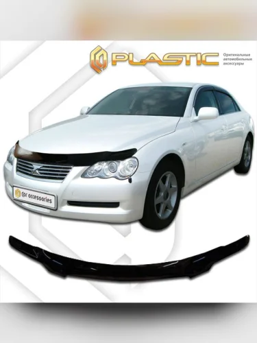 Дефлектор капота Classic черный Toyota Mark-X  2004-2006
