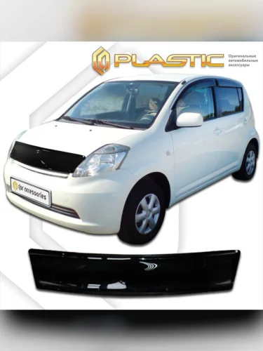 Дефлектор капота Classic черный Toyota Passo  2004–2010