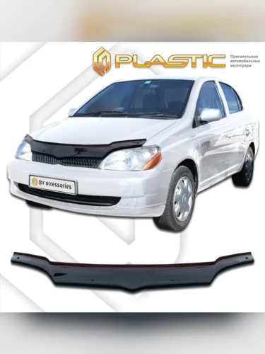 Дефлектор капота Classic черный Toyota Platz  1999-2002
