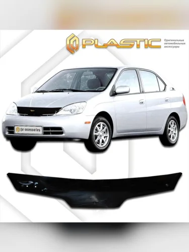 Дефлектор капота Classic черный Toyota Prius  1997-2003