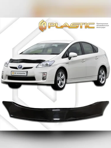 Дефлектор капота Classic черный Toyota Prius  2009–2016