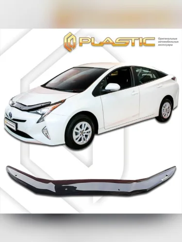 Дефлектор капота Classic черный Toyota Prius  2015–н.в.