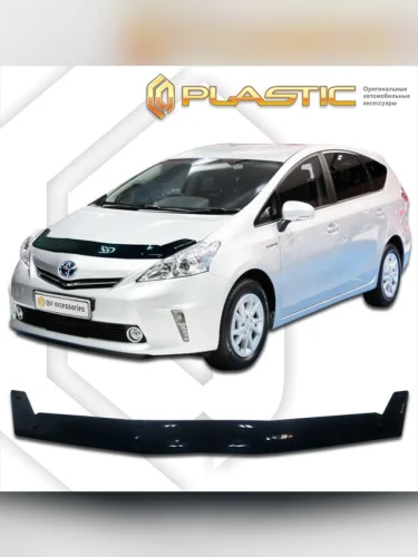 Дефлектор капота Classic черный Toyota Prius a  2011–2021