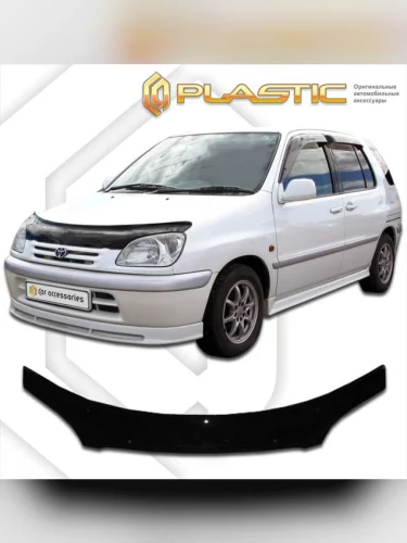 Дефлектор капота Classic черный Toyota Raum  1997-2003