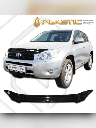 Дефлектор капота Classic черный Toyota Rav4  2006-2008