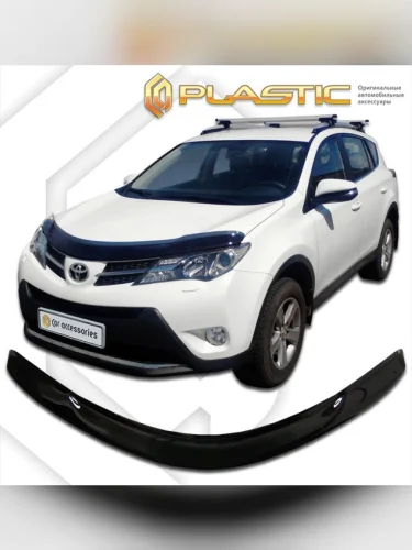 Дефлектор капота Classic черный Toyota Rav4  2013–2015