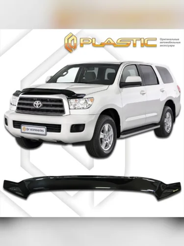 Дефлектор капота Classic черный Toyota Sequoia  2007-2017 