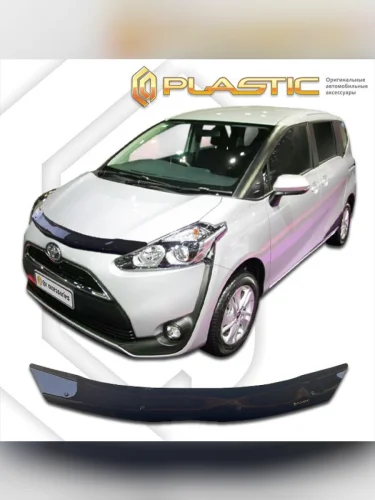 Дефлектор капота Classic черный Toyota Sienta  2016–н.в. 