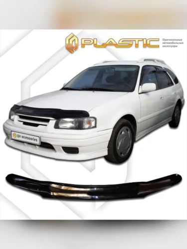 Дефлектор капота Classic черный Toyota Sprinter Carib  1997-2001
