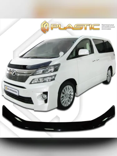 Дефлектор капота Classic черный Toyota Vellfire  2008–2015