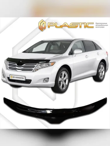 Дефлектор капота Classic черный Toyota Venza  2011–2016