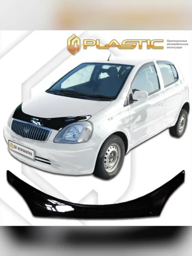 Дефлектор капота Classic черный Toyota Vitz Clavia 1999-2003
