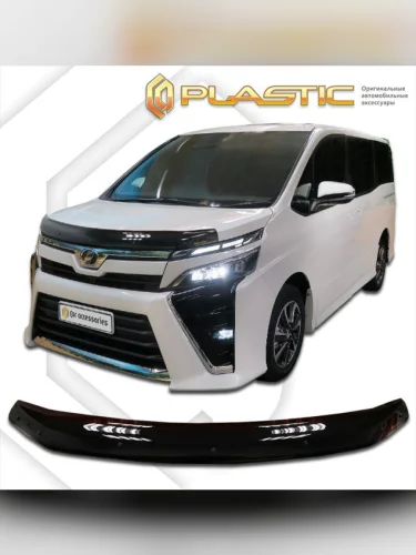 Дефлектор капота Classic черный Toyota Voxy III поколение, минивэн 2014 - 2017 
