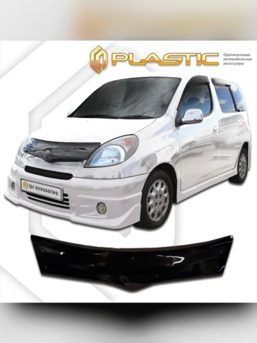 Дефлектор капота Classic черный Toyota Yaris Verso  2001