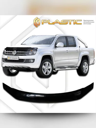 Дефлектор капота Classic черный Volkswagen Amarok  2016–н.в.