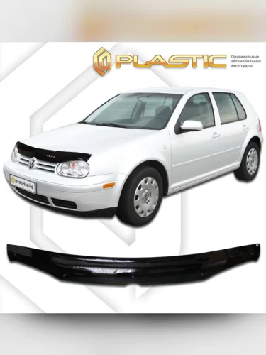 Дефлектор капота Classic черный Volkswagen Golf IV 1997–2003