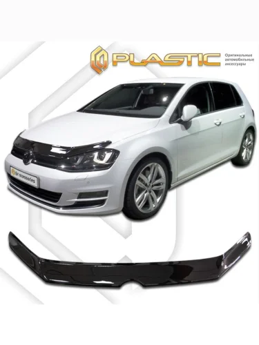 Дефлектор капота Classic черный Volkswagen Golf  2012–2016