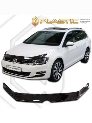Дефлектор капота Classic черный Volkswagen Golf VII поколение, универсал 2013 - 2017