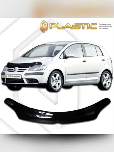 Дефлектор капота Classic черный Volkswagen Golf Plus  2005-2009