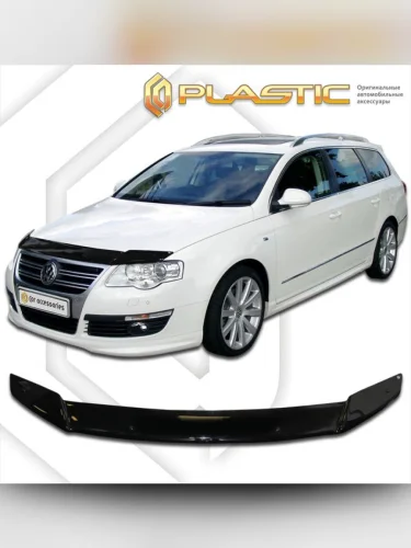 Дефлектор капота Classic черный Volkswagen Passat универсал 2005-2010