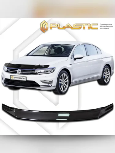 Дефлектор капота Classic черный Volkswagen Passat VIII поколение, VIII поколение рестайлинг, седан 2014–н.в.