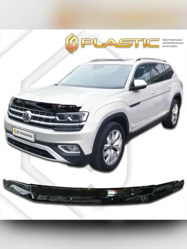 Дефлектор капота Classic черный Volkswagen Teramont  2016–н.в.