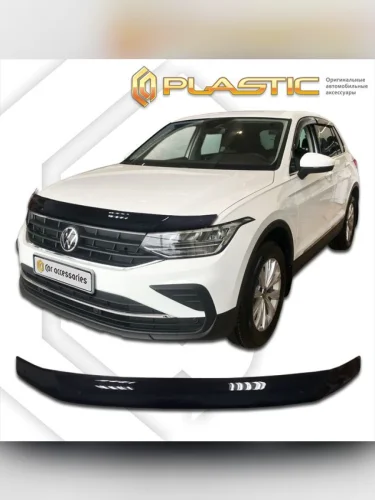 Дефлектор капота Classic черный Volkswagen Tiguan  2020-н.в.