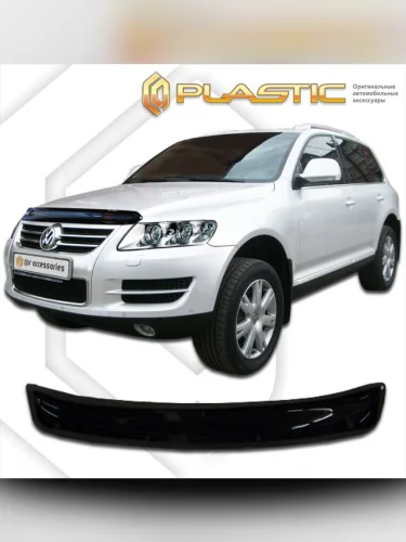 Дефлектор капота Classic черный Volkswagen Touareg  2002-2006