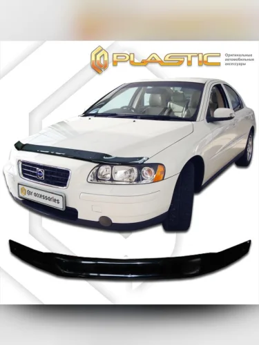 Дефлектор капота Classic черный Volvo S60  2000-2010