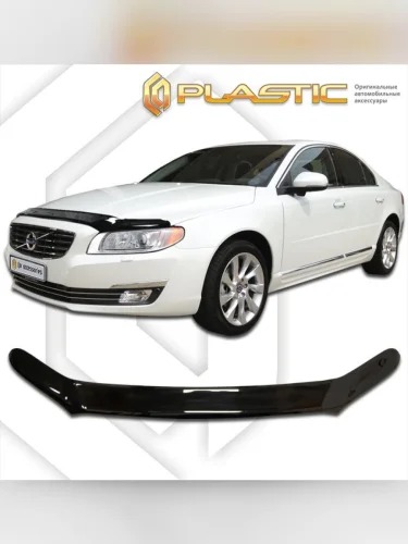 Дефлектор капота Classic черный Volvo S80  2013–н.в.
