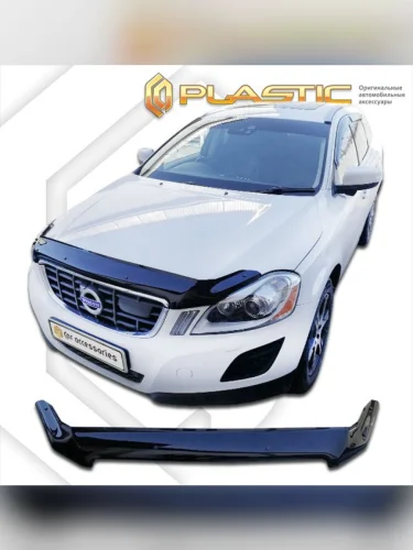 Дефлектор капота Classic черный Volvo XC60  2009-2013
