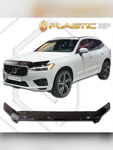 Дефлектор капота Classic черный Volvo XC60  2017–н.в. 