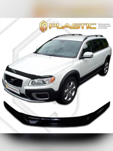 Дефлектор капота Classic черный Volvo XC70  2009